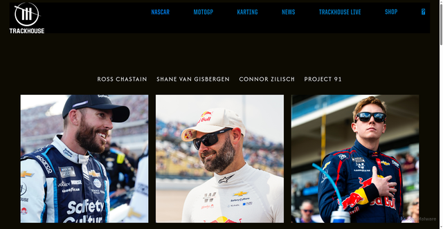 Security scan screenshot of https://www.trackhouse.com/nascar