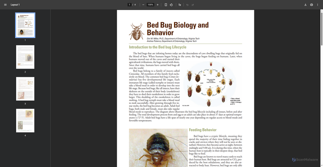 Security scan screenshot of https://www.vdacs.virginia.gov/pdf/bb-biology1.pdf