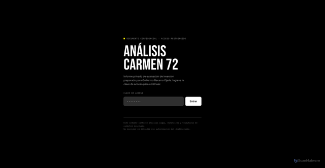Security scan screenshot of http://carmen72.pages.dev/