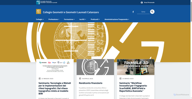 Security scan screenshot of https://clg.cz.it/