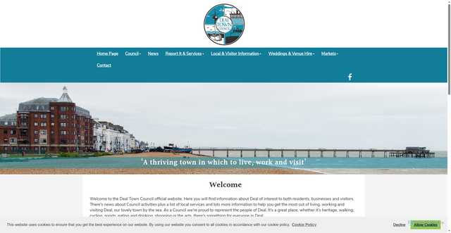 Security scan screenshot of http://www.deal.gov.uk/Home_Page_26776.aspx