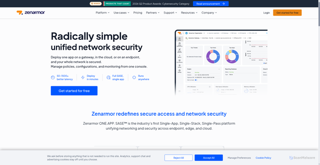 Security scan screenshot of https://sunnyvalley.io