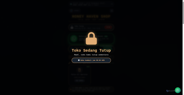 Security scan screenshot of https://honeyhavenshop-xyg1h0e1li.edgeone.app/