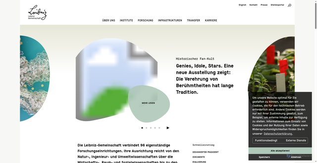 Security scan screenshot of http://www.wgl.de