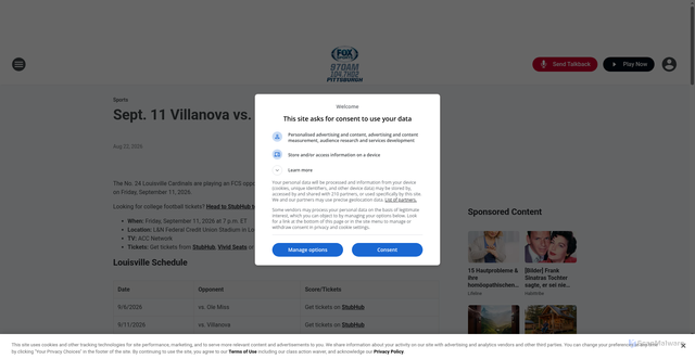 Security scan screenshot of https://foxsportspgh.iheart.com/content/2026-08-22-sept-11-villanova-vs-louisville-football-tickets/