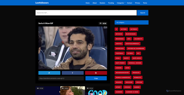 Security scan screenshot of https://batchfork.com/serie-a-wow-gif-2/