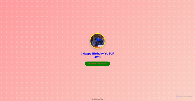 Security scan screenshot of https://birthdayweb-4bhxskbh4g.edgeone.app/