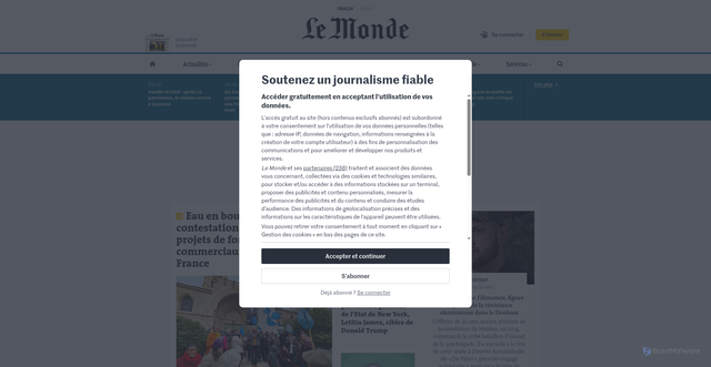 Security scan screenshot of https://gonnet.auto-fr-reglements.com/