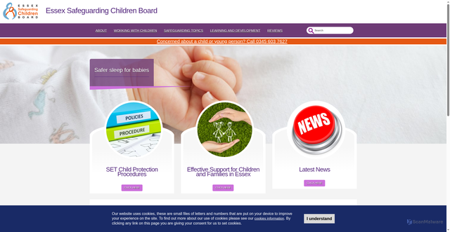 Security scan screenshot of https://www.escb.co.uk/