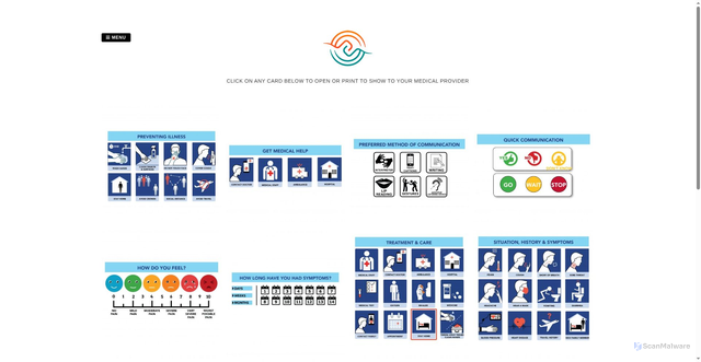 Security scan screenshot of https://dcara.org/card/