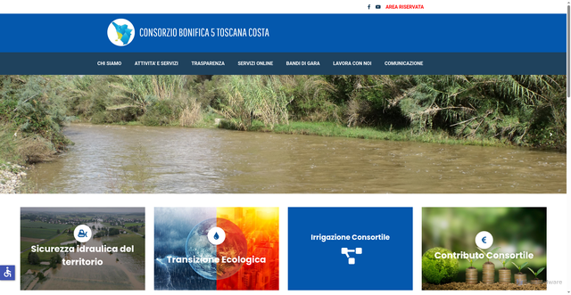 Security scan screenshot of https://www.cbtoscanacosta.it/