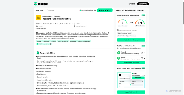 Security scan screenshot of https://jobright.ai/jobs/info/691fbed9a49a885af9a33aa7?visit=coo-fractional-jobs-in-united-states