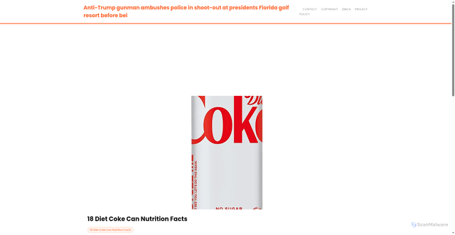 Security scan screenshot of https://ceritamodernstories-dpkbqqgk6sp8.edgeone.app/18-diet-coke-can-nutrition-facts.html
