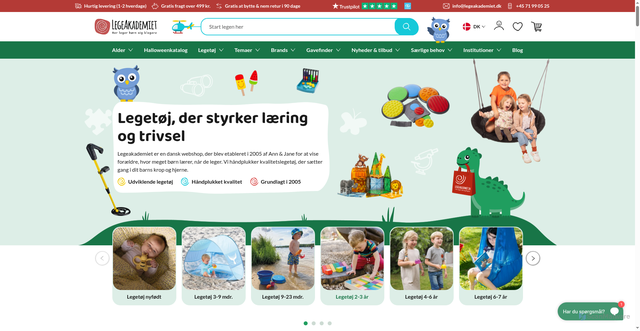 Security scan screenshot of https://legeakademiet.dk