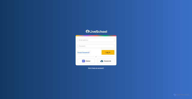 Security scan screenshot of https://liveschoolapp.com