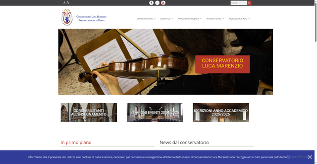 Security scan screenshot of https://www.consbs.it/