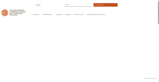 Security scan screenshot of https://geometri.mi.it/
