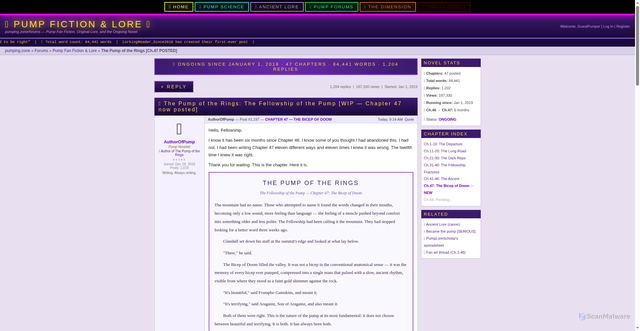 Security scan screenshot of https://pumping.zone/forum/thread_pump_novel