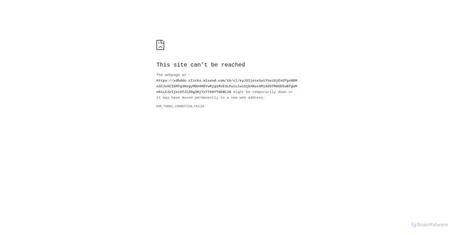 Security scan screenshot of https://xdbddo.clicks.mlsend.com/tb/cl/eyJ2Ijoie1wiYVwiOjExOTgxNDMsXCJsXCI6MTg3NzgyMDU4MDYwMjg1MzE3LFwiclwiOjE4Nzc4MjA2OTM0ODIwNTgwMn0iLCJzIjoiOTJlZDg3NjYxYTA0YTdkNCJ9