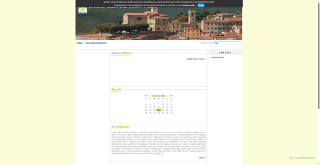 Security scan screenshot of https://www.unione.collimarittimipisani.pi.it/