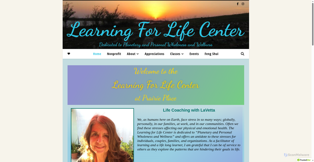 Security scan screenshot of https://learningforlifecenter.org