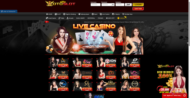 Security scan screenshot of https://otoslot-2.xyz/desktop/game/livecasino/we