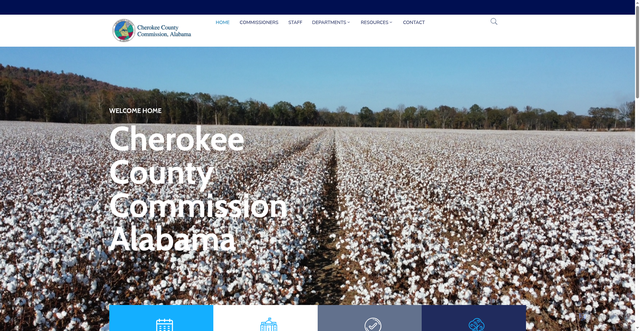 Security scan screenshot of https://cherokeecounty-al.gov/