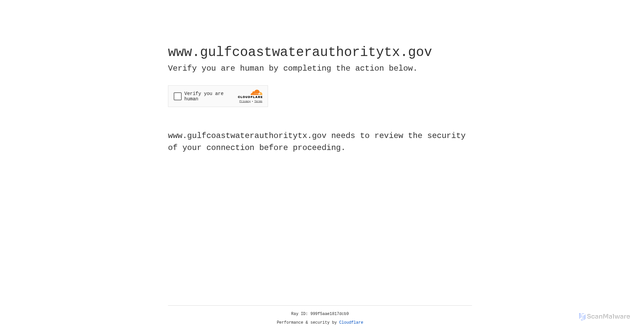 Security scan screenshot of https://www.gulfcoastwaterauthoritytx.gov/