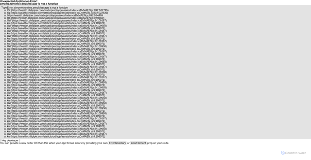 Security scan screenshot of https://wealth.chilipiper.com