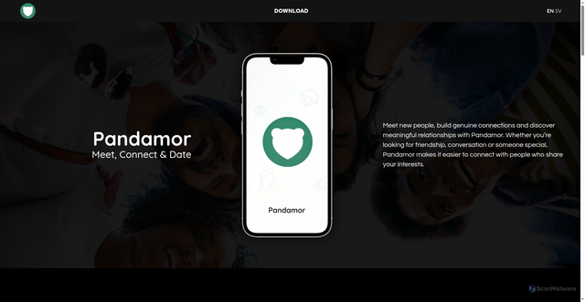 Security scan screenshot of https://pandamor.se