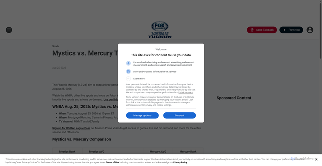 Security scan screenshot of https://foxsports1450.iheart.com/content/2026-08-25-mystics-vs-mercury-time-tv-stream-aug-25/