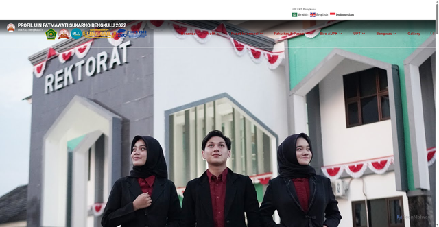 Security scan screenshot of https://uinfasbengkulu.ac.id