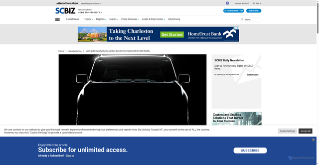 Security scan screenshot of https://scbiz.com/sodecia-aapico-jv-orangeburg-jobs-scout-motors/