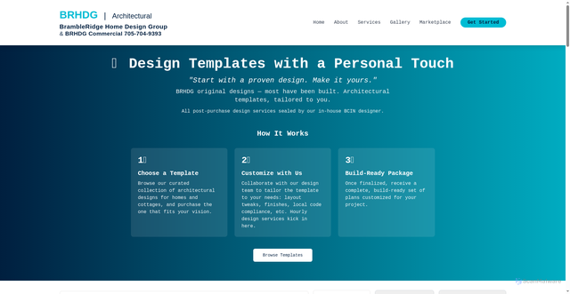 Security scan screenshot of https://marketplace.brhdg.com/