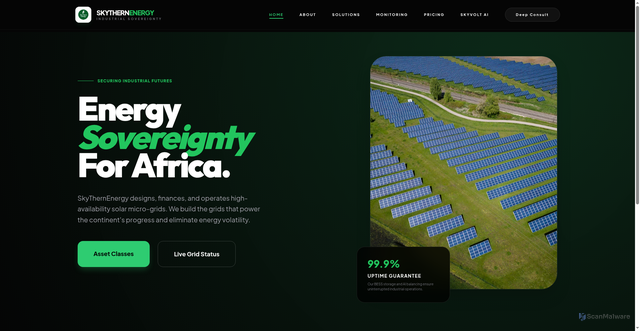 Security scan screenshot of https://skythernenergy-gro89sc4ts.edgeone.app/
