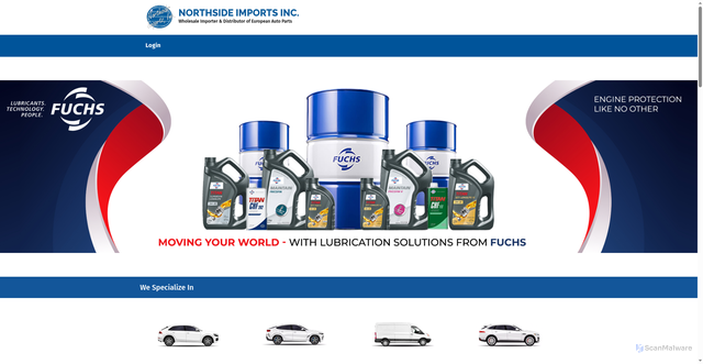 Security scan screenshot of https://www.northsideimports.com