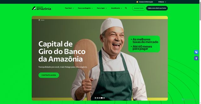 Security scan screenshot of https://www.bancoamazonia.com.br