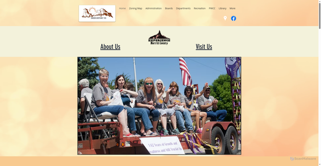 Security scan screenshot of https://www.bridgeportne.gov/