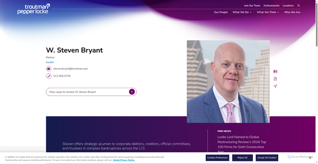 Security scan screenshot of https://www.troutman.com/professionals/w-steven-bryant/