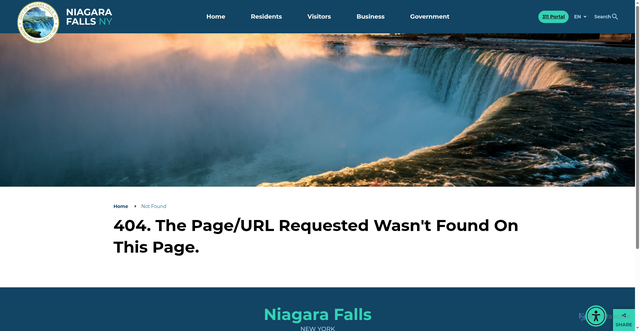 Security scan screenshot of http://www.niagarafallsusa.org/residents/nf-carts/