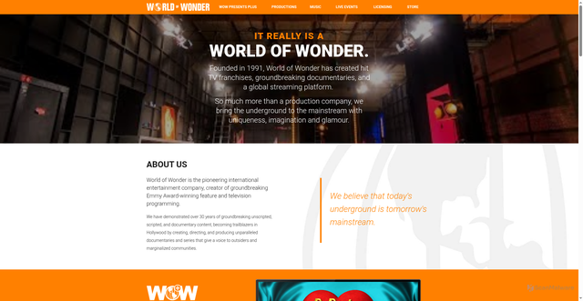 Security scan screenshot of https://worldofwonder.net