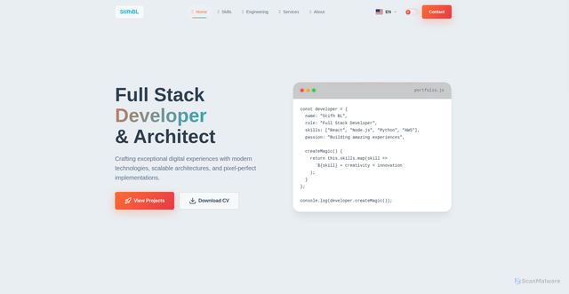 Security scan screenshot of http://stifhbl.com/