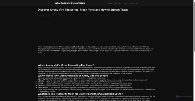 Security scan screenshot of https://newdizaynartblog-dp8oxpvgw1xl.edgeone.app/ammy-virk-top-songs.html