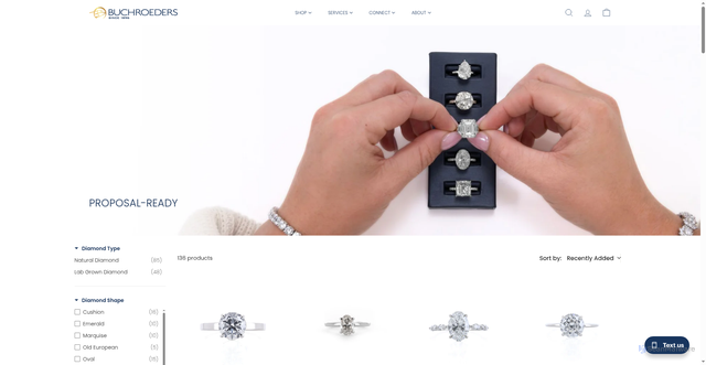 Security scan screenshot of https://brdiamonds.com/collections/engagement-rings?srsltid=AfmBOoogvHRVUtxZ4roHGy0IFnZ07Rc17-Wz-qep7RZINv0gFvrnP5VA