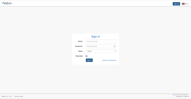 Security scan screenshot of https://vseinstrumentiru.webim.ru