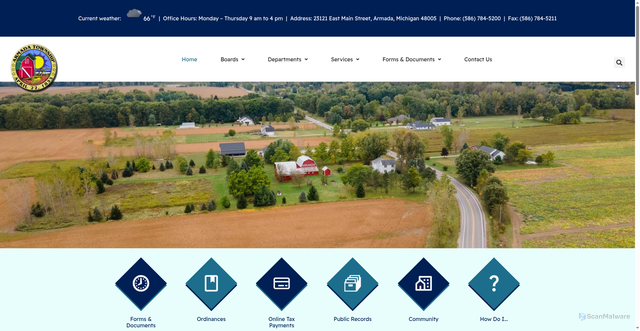 Security scan screenshot of https://armadatwp.gov/