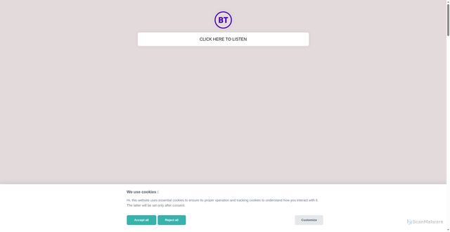 Security scan screenshot of https://dgb.li/examplebt