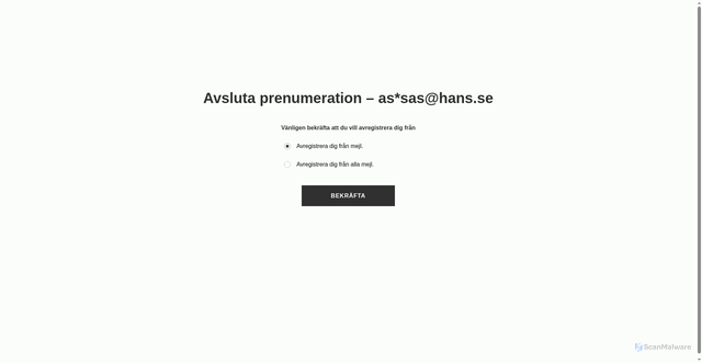 Security scan screenshot of http://mailtrk.apsisautomation.com/m/u/dpk81J
