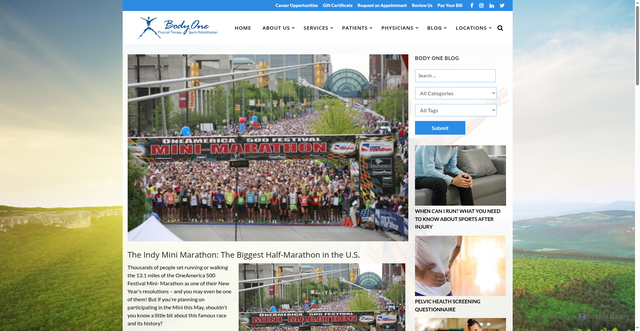 Security scan screenshot of https://bodyonept.com/history-of-the-mini-marathon/
