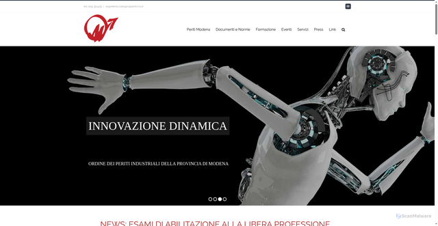 Security scan screenshot of https://www.periti.mo.it/